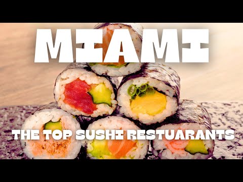 Top 10 Sushi Restaurants: Miami #sushi #miamibeach #mia #travel #foodlover #foodbloggers #overtown