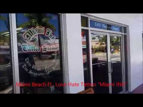 miami ink, love hate tattoo miami beach - ami james