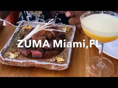 Review Zuma Japanese restaurant Miami, Florida